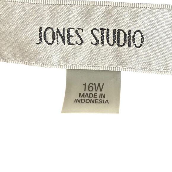 Jones Studio Maxi Floral Sleeveless Chiffon Long Flowy Lined Dress Womens 16W - Picture 16 of 16